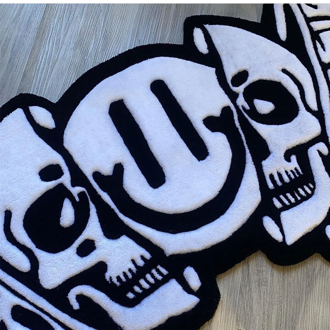 Professional Supplier 3d Floor Mat Carpet With Logo Character Design Shape Handmade Area Custom Rug