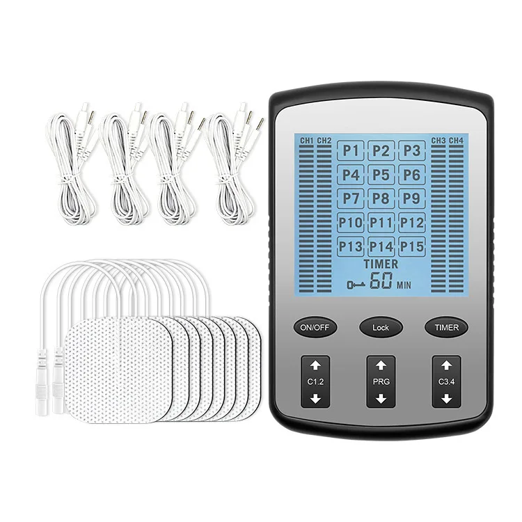 Timer 4 channel TENS EMS  hot selling Transcutaneous electrical nerve stimulation Physical Therapy Equipments