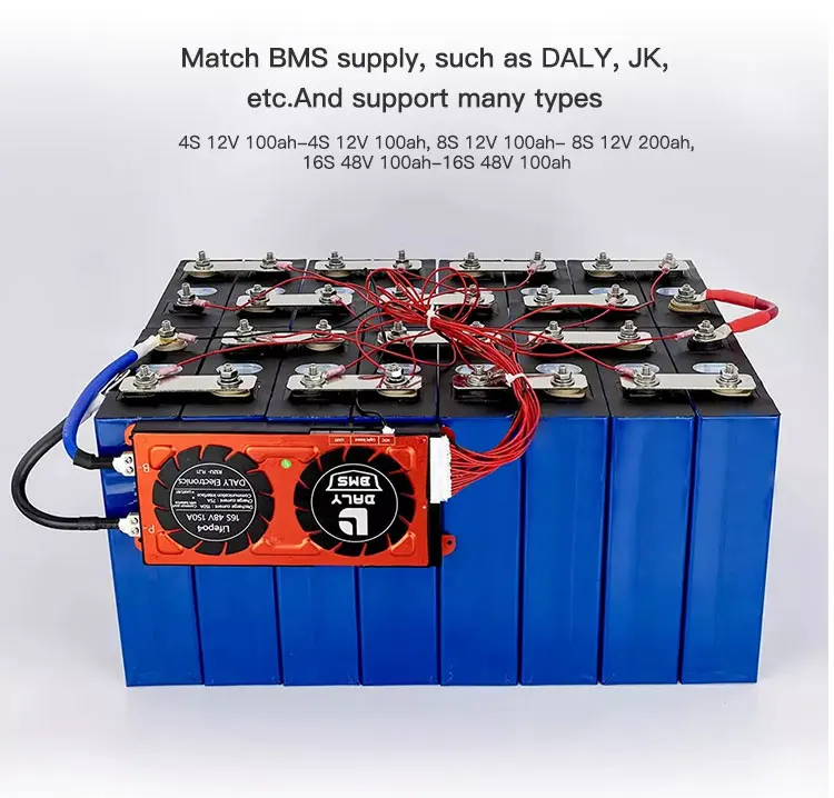 Grade A 3.2v 50ah 100ah 230ah 280ah 305ah 340Ah Solar Storage Lifepo4 Battery for Home Appliances