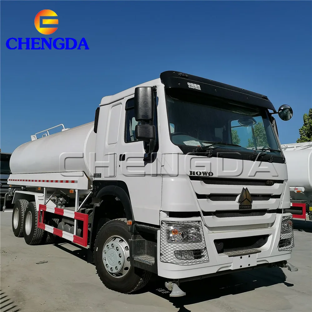 Sinotruck howo 6*4 20000l 25000l used water tank truck