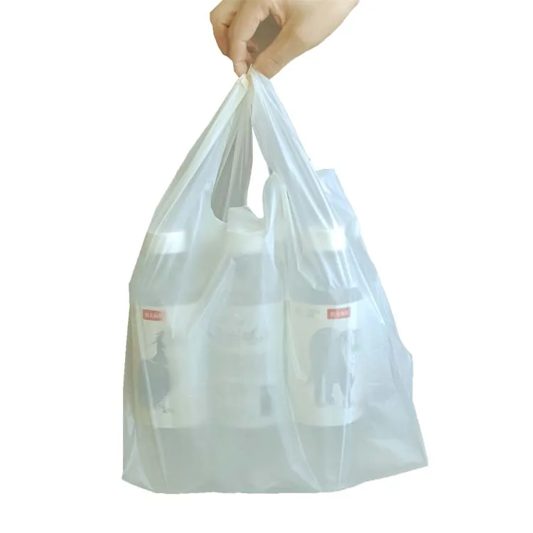 Cornstarch Biodegradable Bioplastic Cheap T-Shirt Plastic Bag Hdpe Plastic Shopping Bags