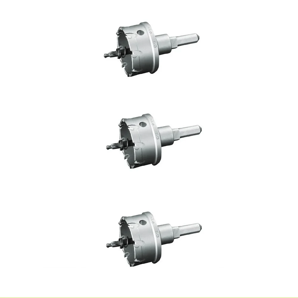 Newest TRUSCO carbide hole saw Metacore Triple made in Japan, dual hole cutter for deep holes and pipes is available