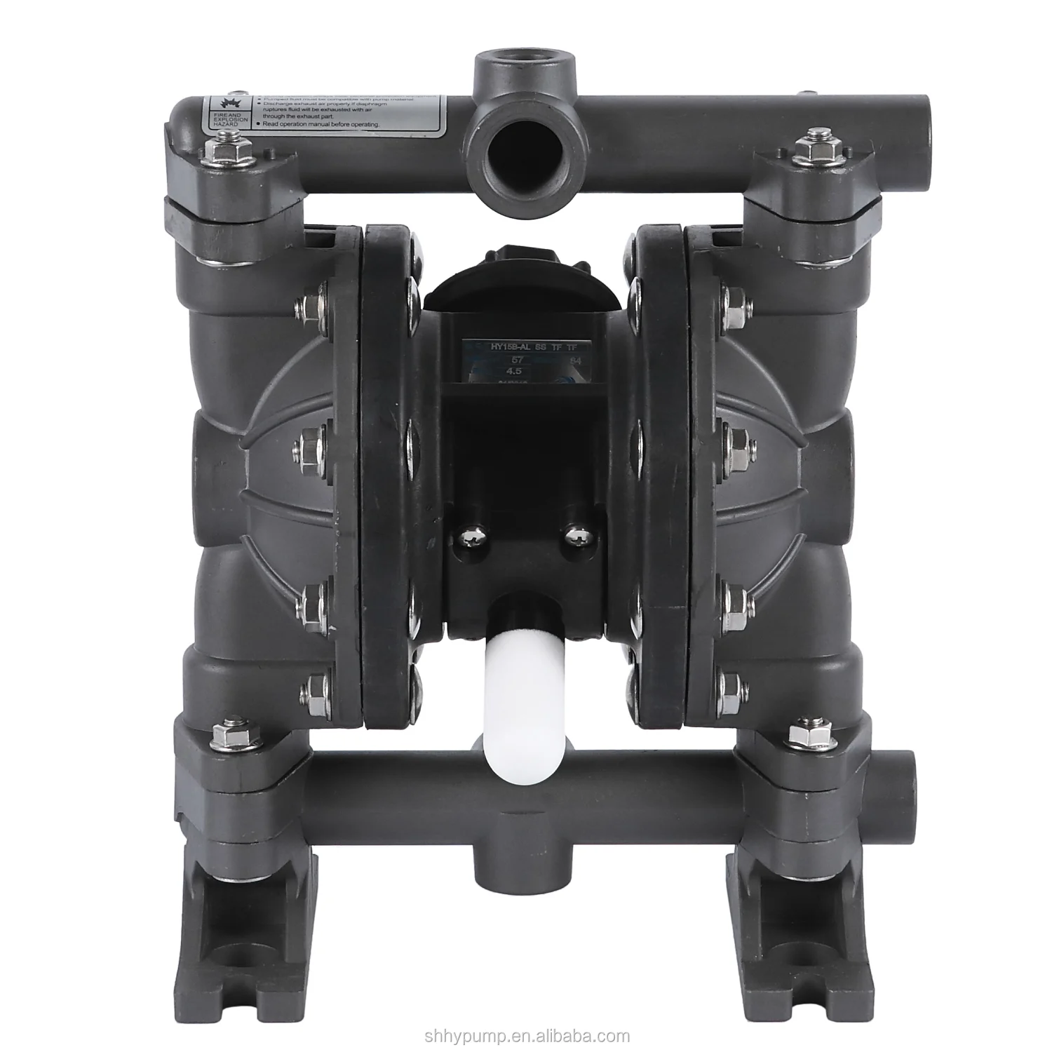 1 Inch Aluminum Alloy Pneumatic Diaphragm Pump Bomba De Diafragma For Water Transfer