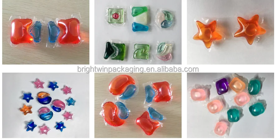 China water soluble laundry pod making machine/ detergent pods packing machine