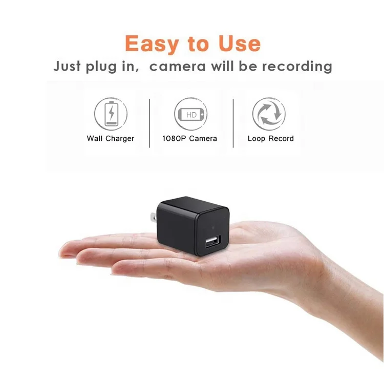 Скрытая шпионская мини-камера с беспроводным разъемом и USB-адаптером 4K Wi-Fi