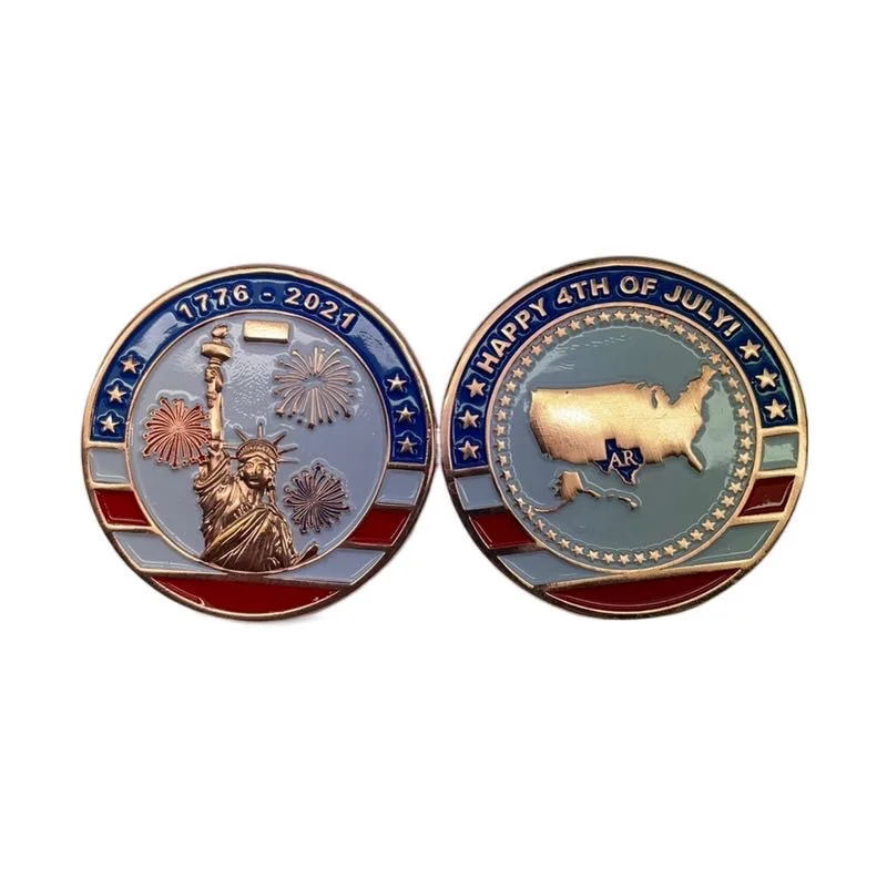 Custom Cheap Price High Quality Antique Bronze Rainbow copper silver gold challenge Coin