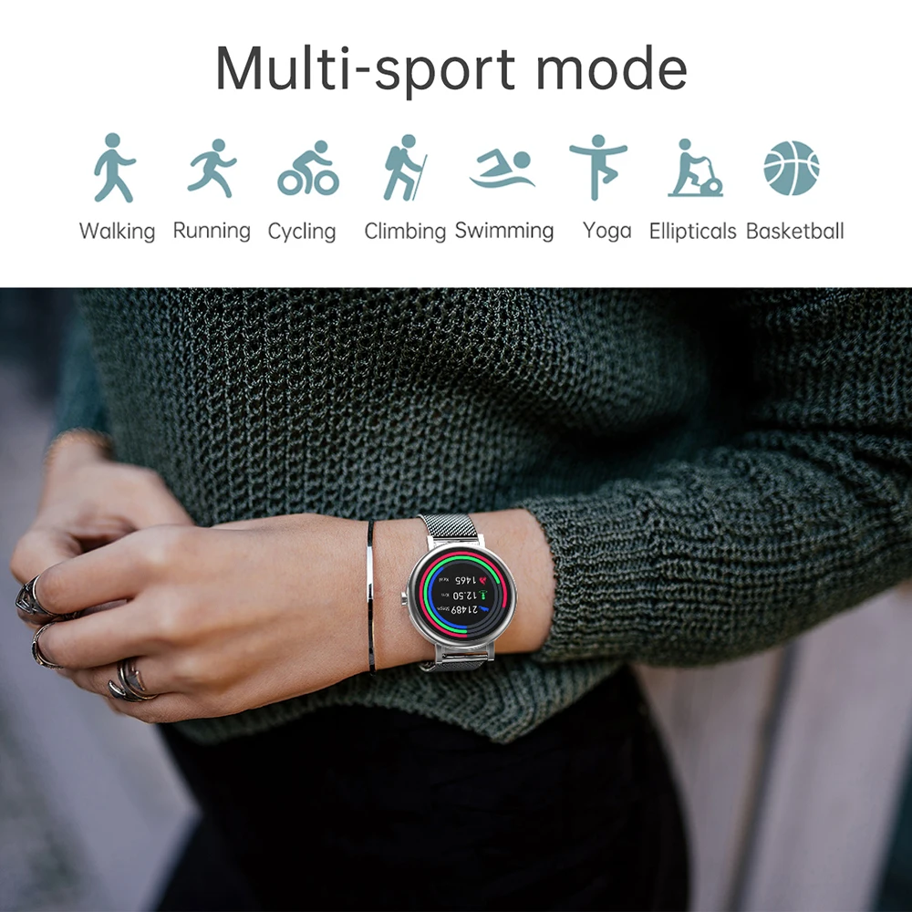New Lw06 Wristband Ip68 Waterproof Android Fitness Heart Rate Monitor Smart Watch