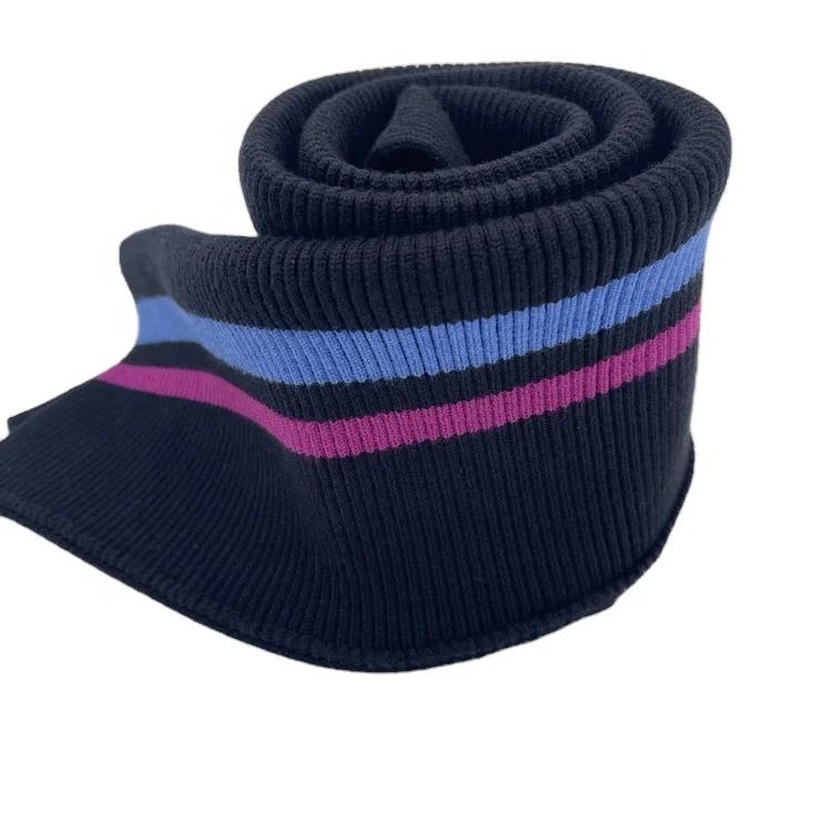Original Factory Source custom colorful Rib knit Cuff And Hem Used For sport casual wear