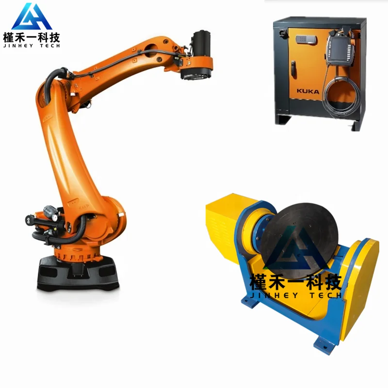 Rotating Precision Welding 3D Workbench Industrial Dual Axis P-type Platform Robot Welding Positioner for KUKA, yaskawa robot