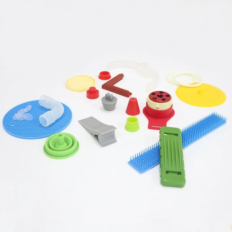 custom high quality high temperature food grade resistant colorful soft silicone rubber  tpr tpu tpe pvc part products