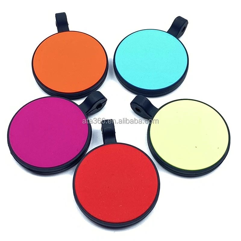 2023 Factory Wholesale Quiet Silicone Dog Tag Colorful Silicone Dog Tag Blanks Voiceless Dog Tag Silicon for pets