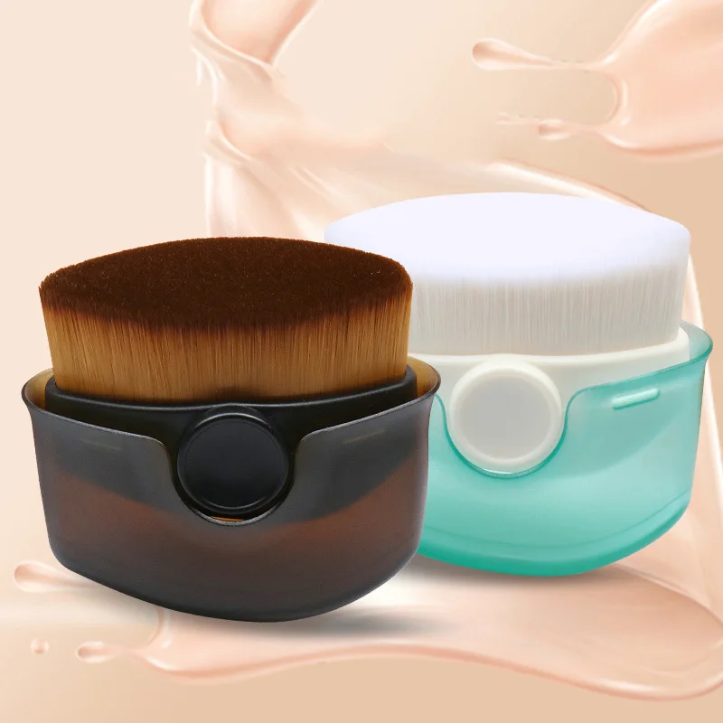 YUE New 55 Makeup Brush Portable Foundation Brush Kabuki Seamless Concealer Net red Magic Brush Beauty Tool