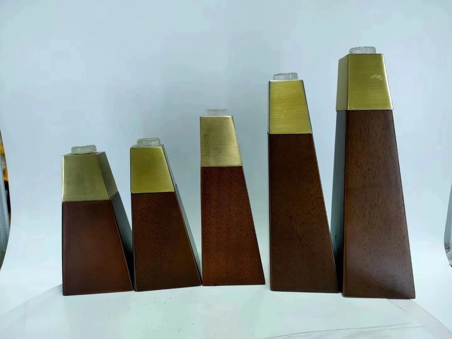 black shiny wood sofa  bed leg base part