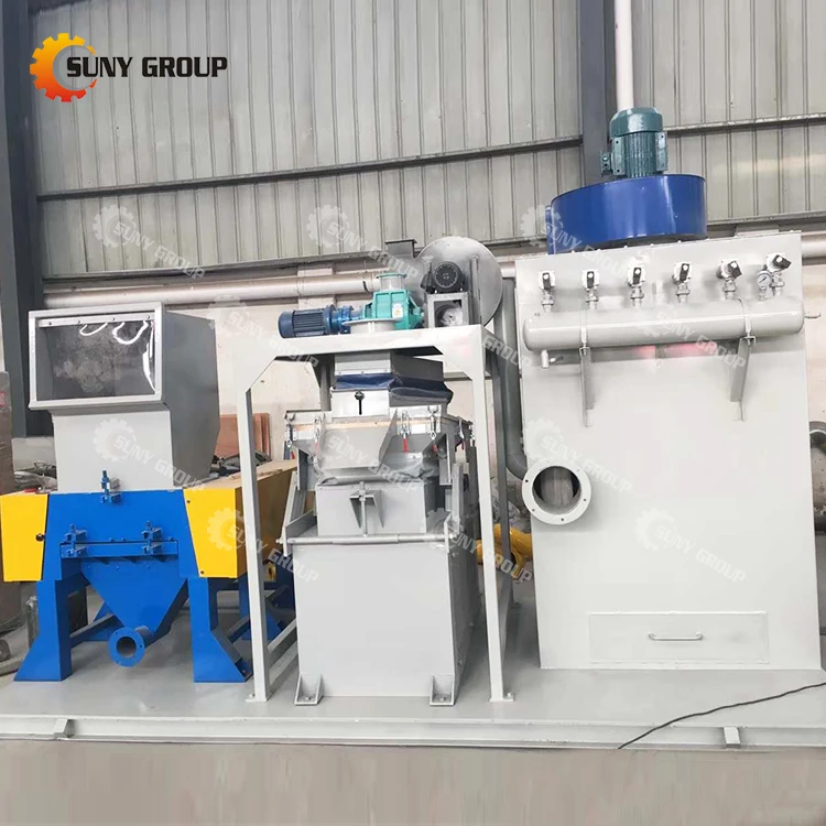 Scrap Copper Wire Recycling Granulator Separator  Machine