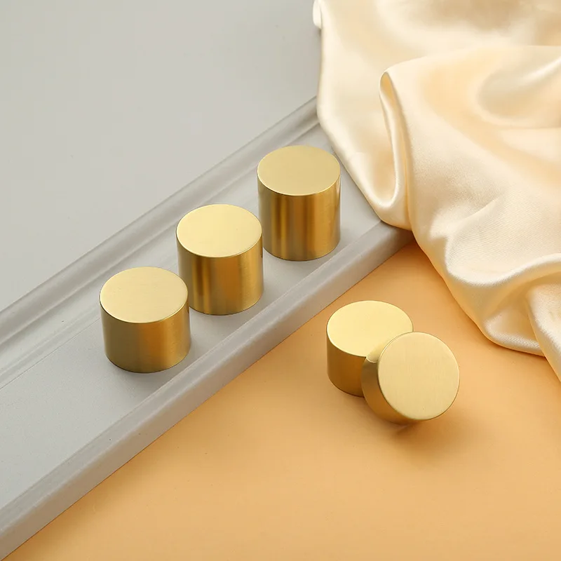 Custom Non-Toxic Durable Floor Protector Round Table Tips Solid Brass Furniture Chair Leg Caps