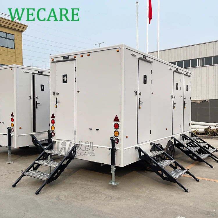 Wecare 450*210*210 см передвижные туалеты для кемпинга на открытом воздухе переносные переменного тока роскошный горшок продажи