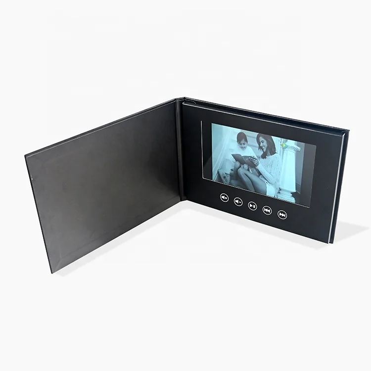 Custom Video Booklet Book Chinese Homemade Digital Lcd Screen Video Brochure