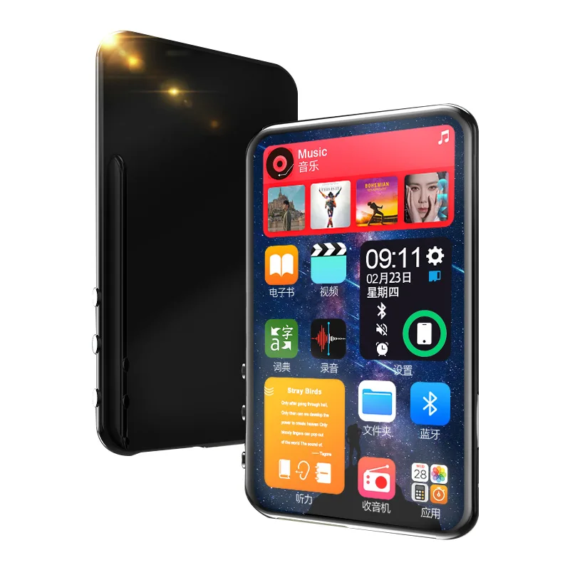 X20 4.0Inch Touch screen MP3 MP4 Music Player Built-in Speaker 16GB Memory  High quality audio player