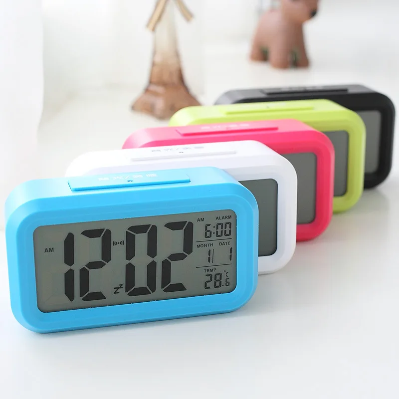 New arrival fashion design alarm light clock alarm clock digital alarm clock