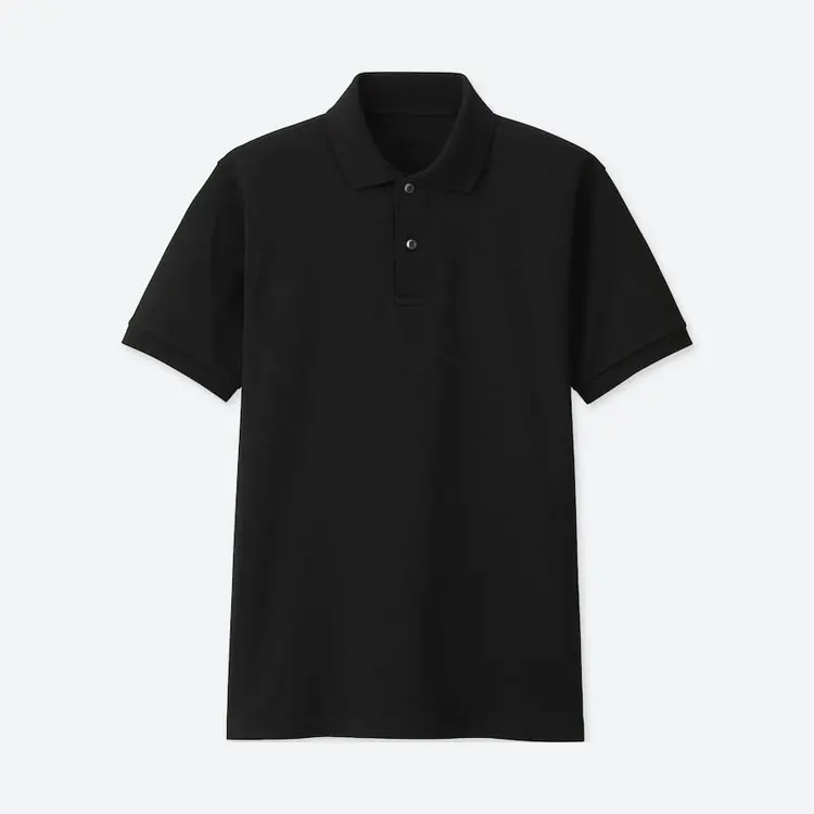 160 Grams Pique Premium Golf Shirt 100% Organic Cotton Best Selling Polo Short Sleeve Size M Plane Dye Man Polo Shirt For Men