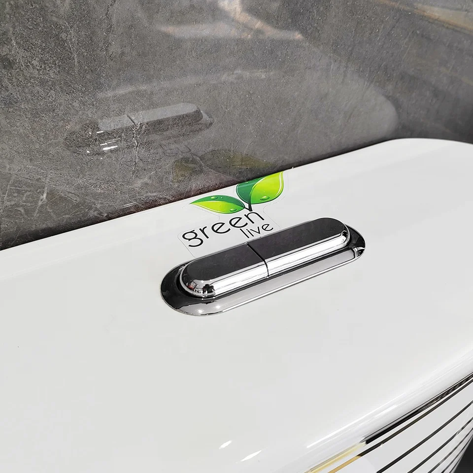 Объединенный арабский Эмираты ванная комната керамический Золотой Туалет набор