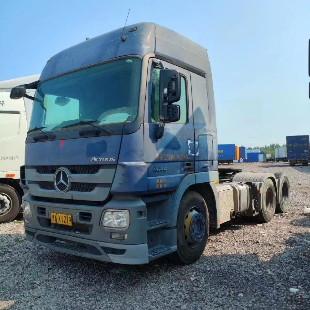 Дешевый б/у Actros автомобильный прицеп тягач цена торговля
