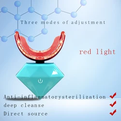 2021 Hot sale 360 degree sonic brush U shaped rechargeable automatic teeth whitening Non Peroxide electric toothbrush