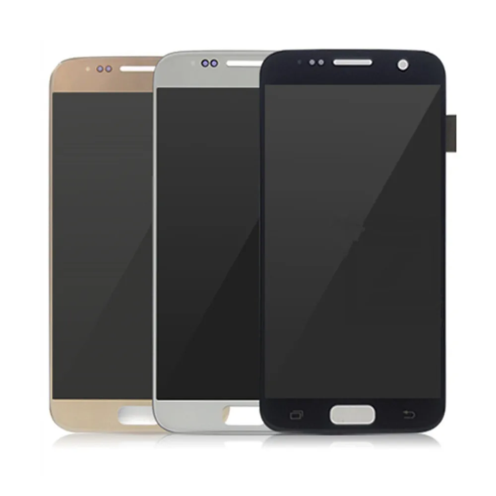 Wholesale Original mobile phones LCD for Samsung s7  G930 G930A G930P G930T Digitizer lcd touch screen Display