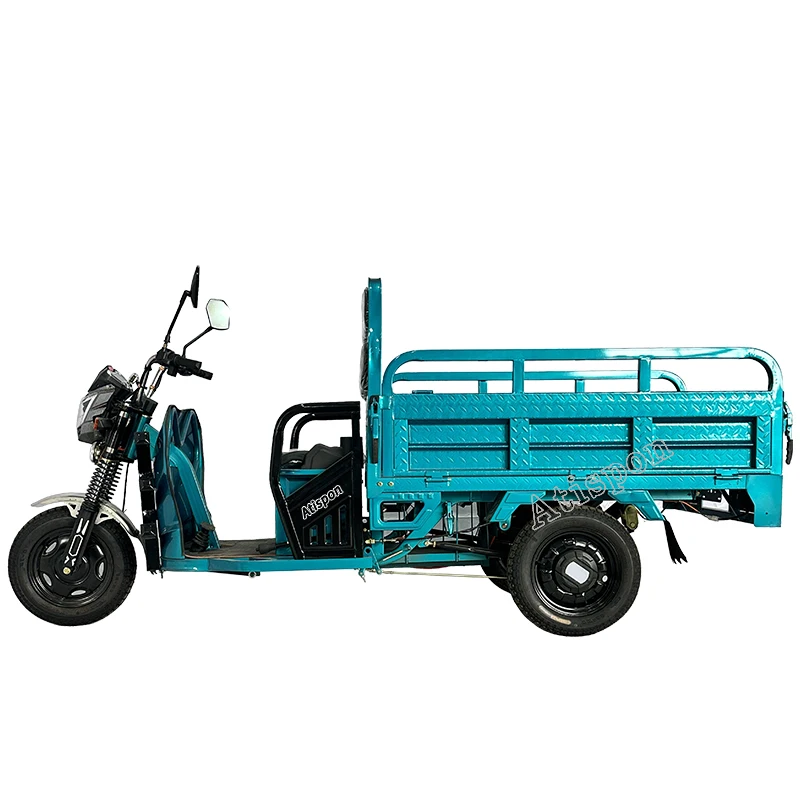Atispon Cheap e-Trikes 3 Wheel Electric Trike Motorcycle Trimoto Vehicles Rickshaw With Canopy Adult