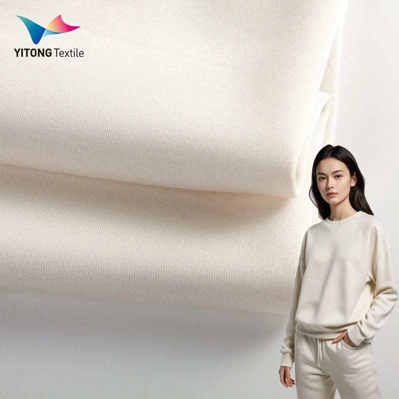 Eco-friendly Knitted Fabric Modal Polyester Fabric 55% Modal 39% Polyester 6% Spandex Fabric for Hoodie Sweatshirt