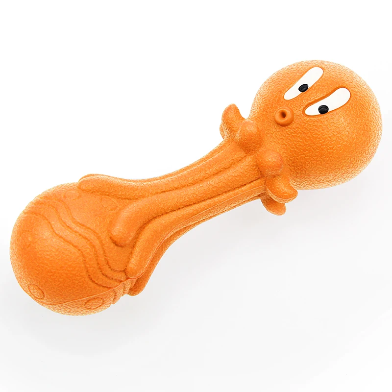 
eight-gourd fish bone puppy chew toy Custom Rubber Dog Toys 