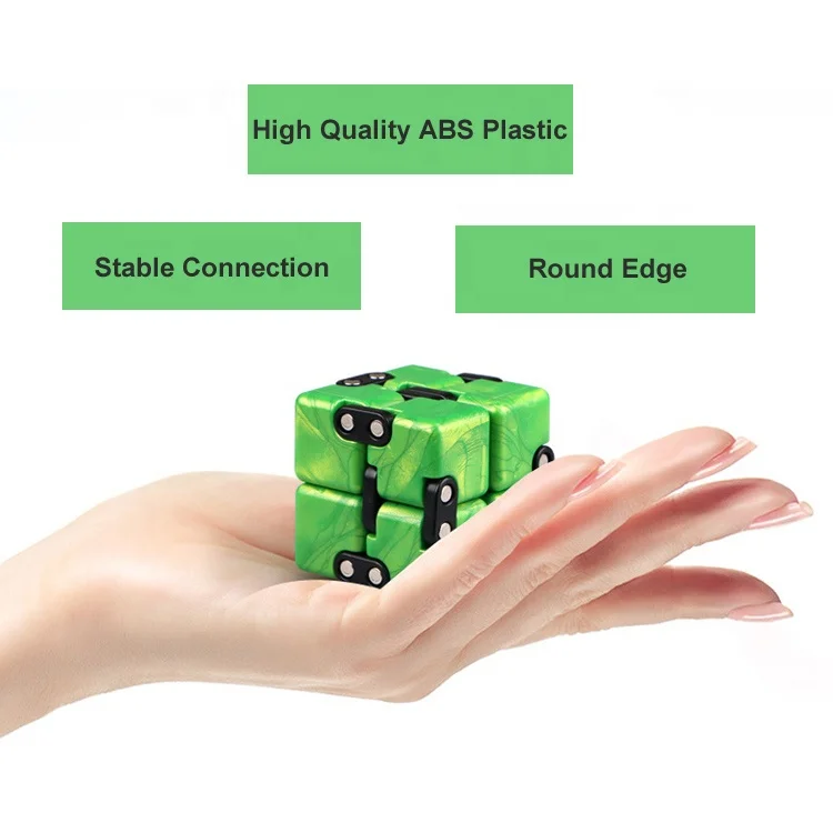 Непоседа куб кубик Juguetes antiestres пластиковая анти-стресс складной Бесконечность головоломка Магический Подарочные игрушки для детей