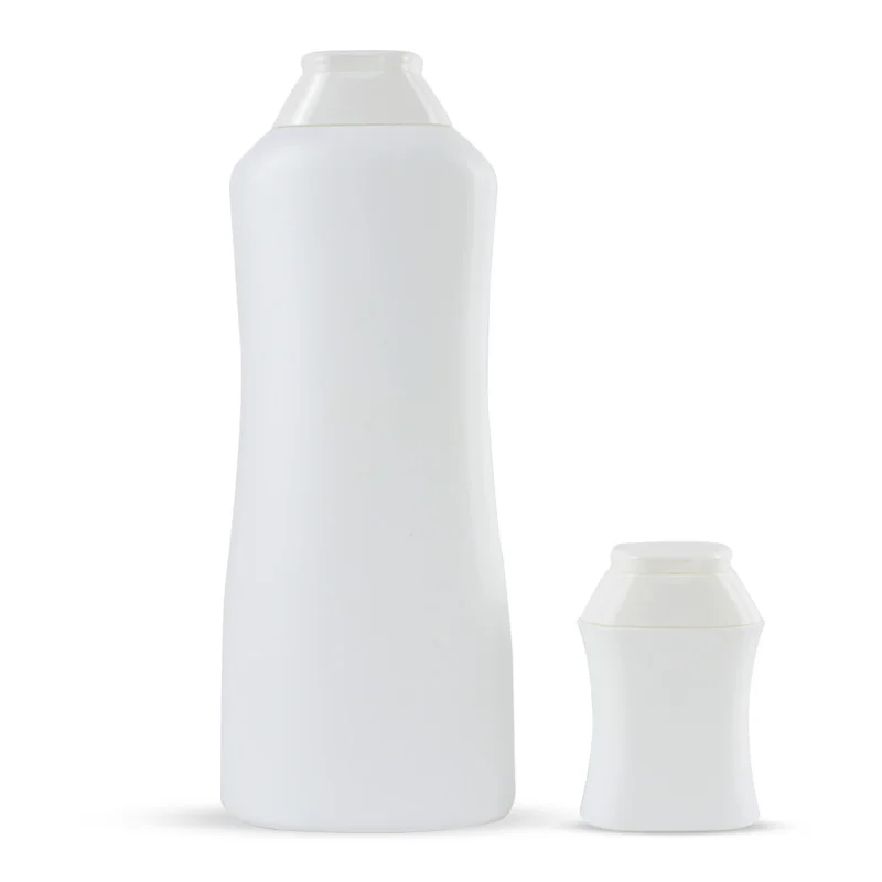 Custom Empty Square HDPE Flat  Tanning Oil Body Lotion Cream Bottle With Flip Cap