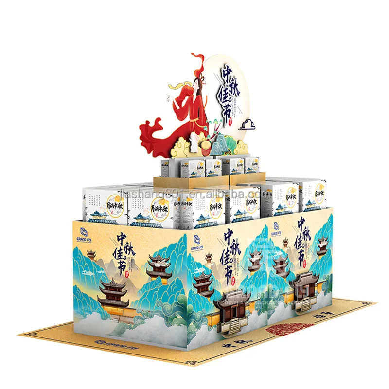 Custom Cardboard Chocolate Bar Counter Display Stand, Countertop Counter Display Unit For Chocolate Bar