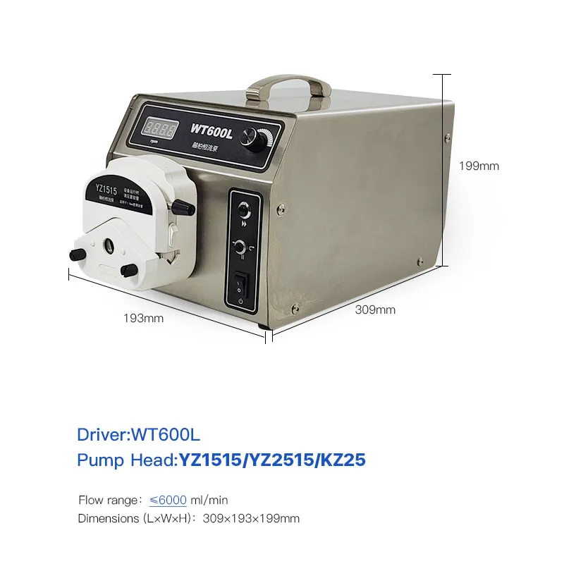 DC brushless motor peristaltic pump, high torque peristaltic pump, multi-channel peristaltic pump, peristaltic metering pump