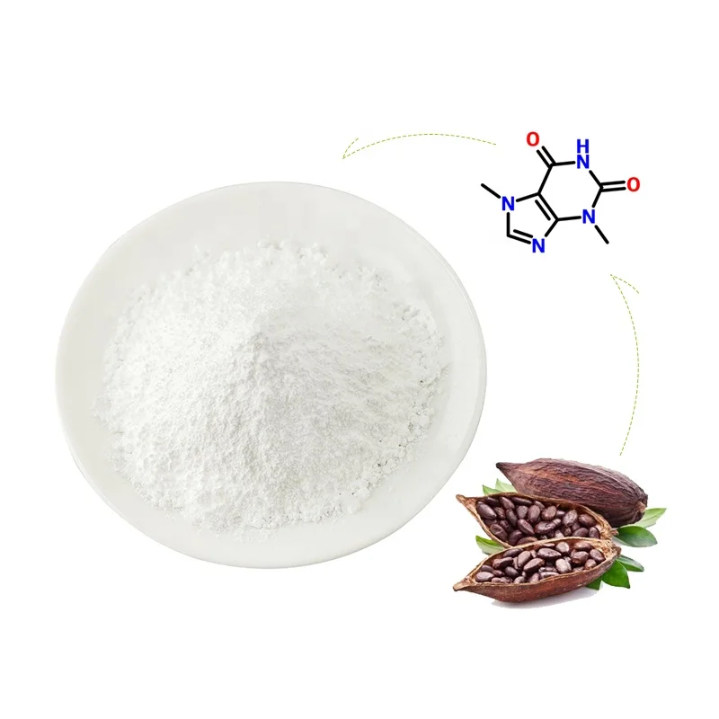 Pure Natural cocoa extract 10% 20% 99% theobromine powder CAS 83-67-0