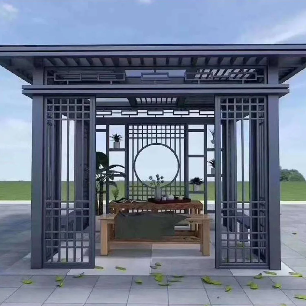 Aluminum Alloy Pavilion in Park Scenic Area