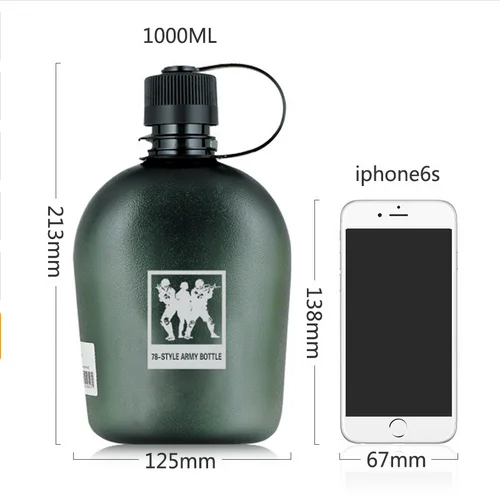 Hot Sale 1L Large Water Matt Color Sports Bottle Gym Jug Custom Logo Canteen BPA Free For Fitness Water Bottles Gallon Jugs