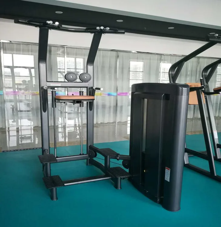 RuiBu-9037 Wholesale New Design Exercise Functional Trainer Machine Commercial Gym Fitness Equipment Assisted Chin/Dip