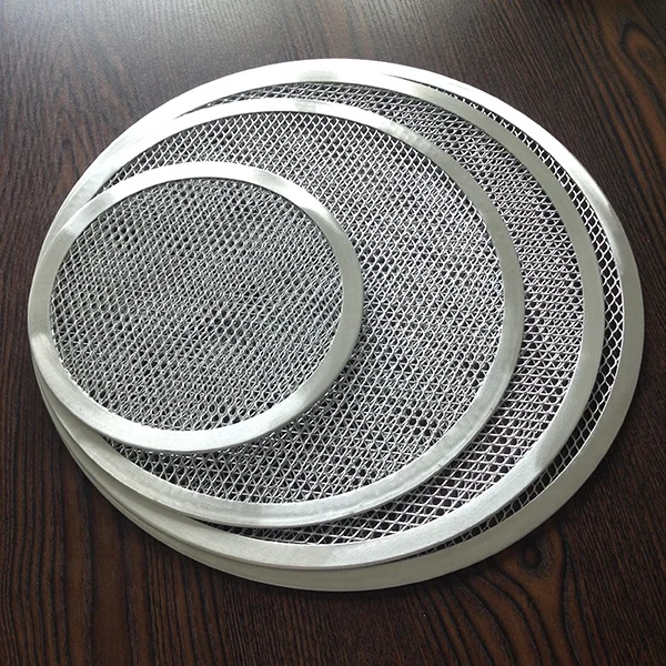 Pizza Oven Pan Accessories for Aluminum Baking Mesh Pizza Screens with different size