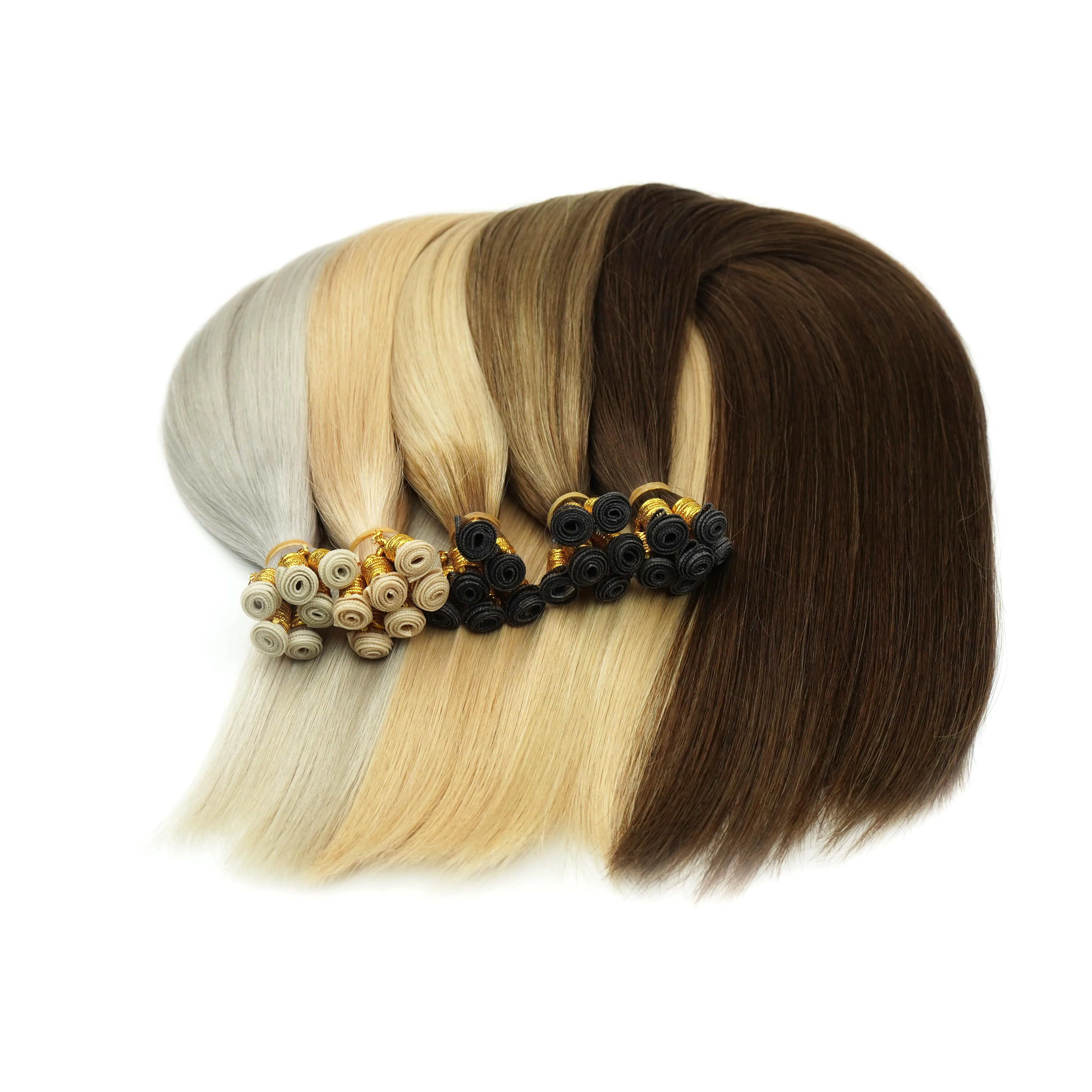 Hair in Stock Full Cuticle Russian Hair  Genius weft Super Double Drawn