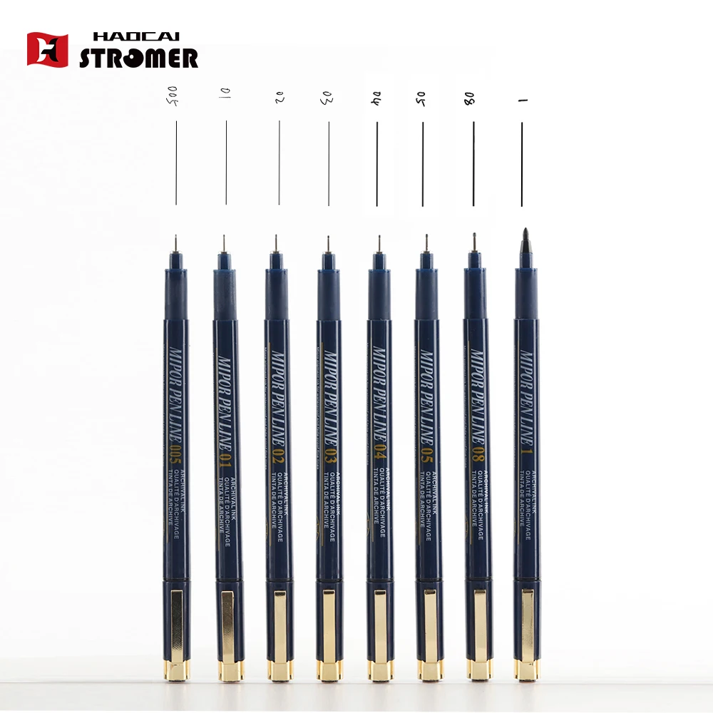 TOUCHCOOL OEM Stationery Items School Stationery Pens Wholesale Schreibwaren Office Fineliner Pens Set for Sketching