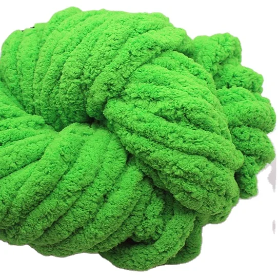 Лучшая цена, крупная синельная пряжа, 20 мм, для вязания крючком