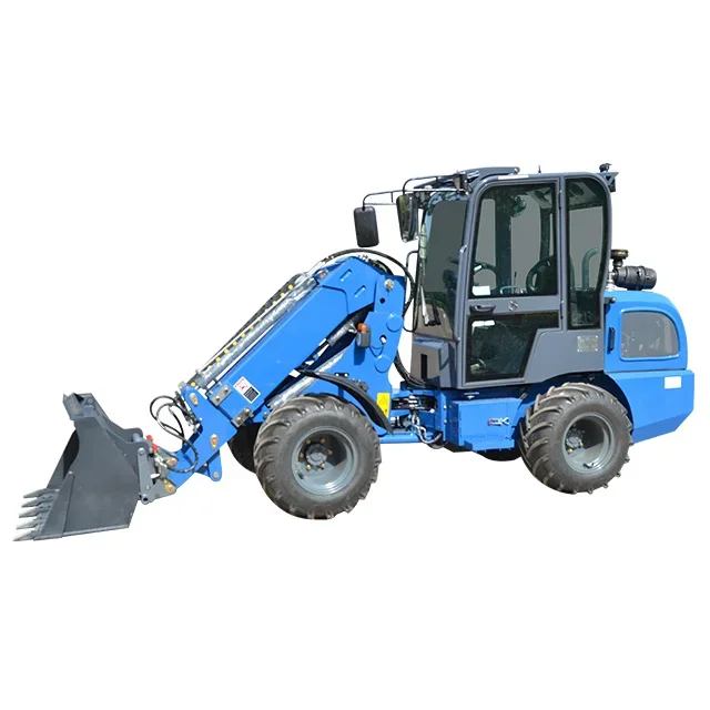 Hot sale cheap mini telescopic boom wheel loader 1 ton 2 ton wheel bachoe loader telescopic wheel loader  With Cheap Prices