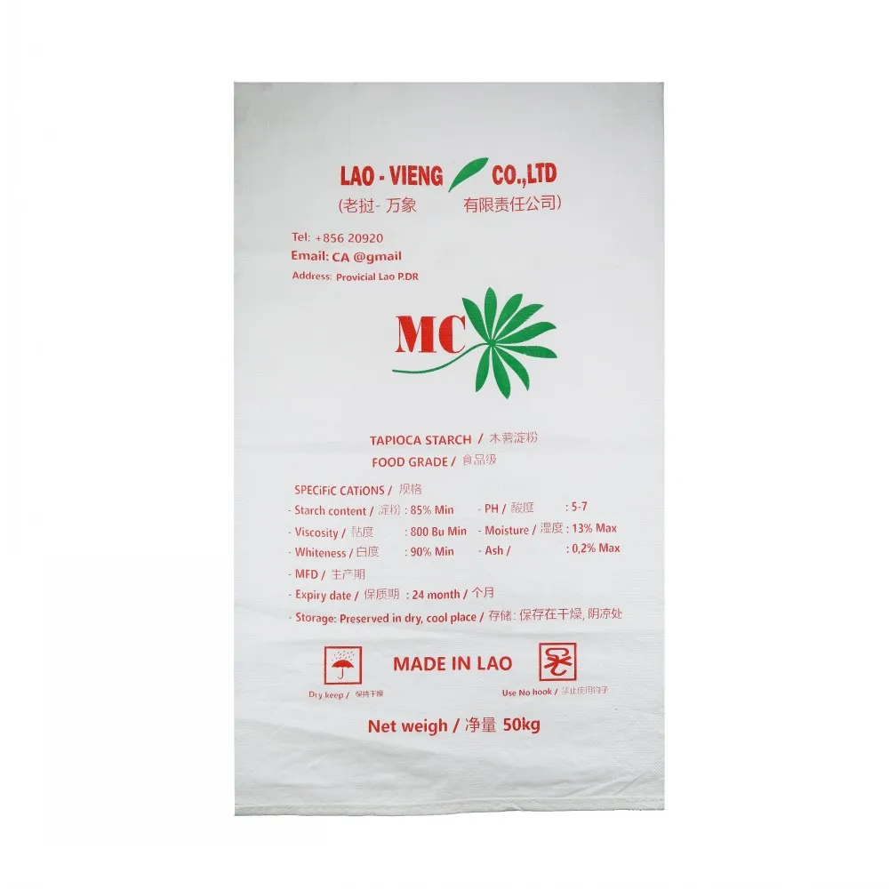 
High Quality PP Woven Fertilizer Flour Rice Sand Packing Bag 25 kg 50 kg 