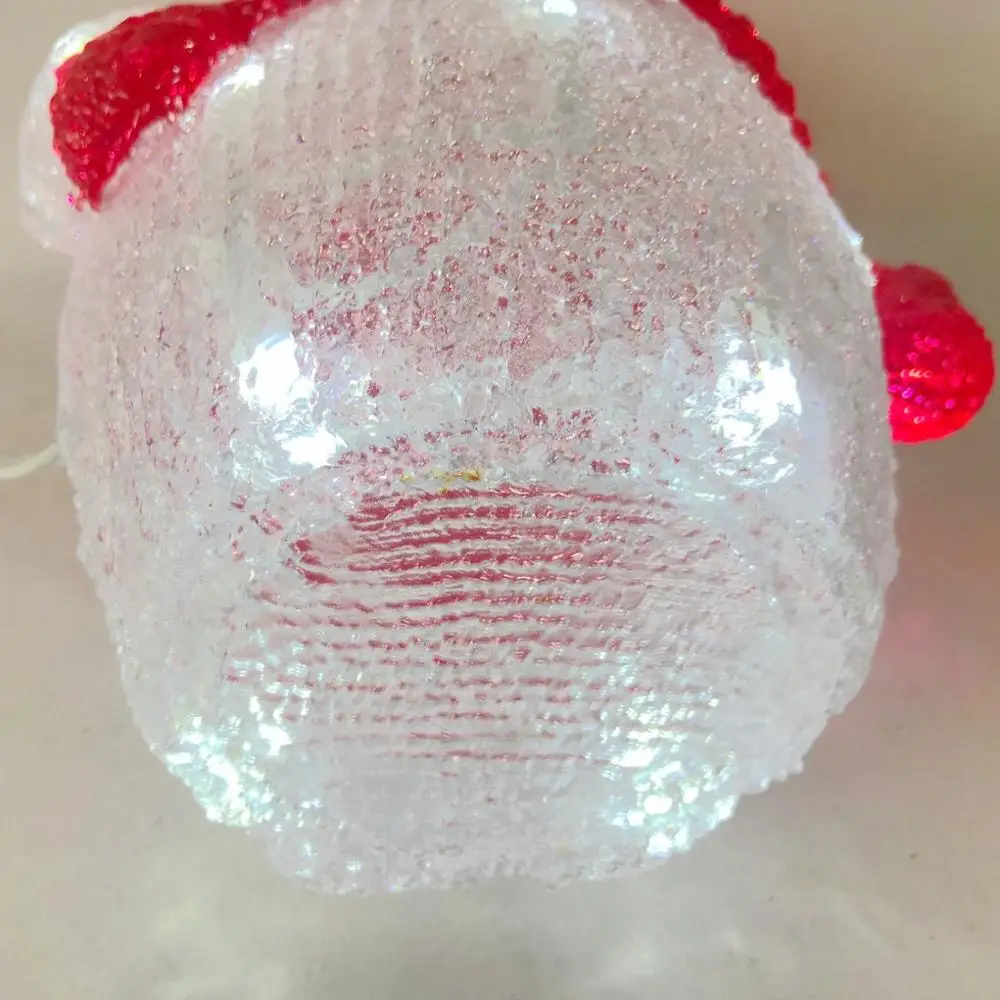Battery Operated Led Acrylic Snowman Lights 3D Christmas Light Snowman Night Lights  Xmas Decorations Gifts Toys