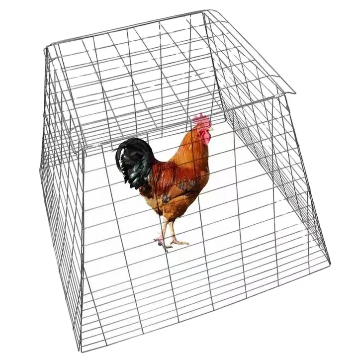 hot sale small animal cages chicken run coop hutch house collapsible roosters cage