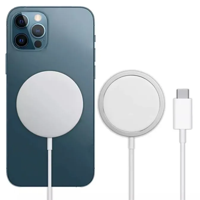 Новинка 2021 15 Вт быстрое магнитное Беспроводное зарядное устройство для Iphone 12