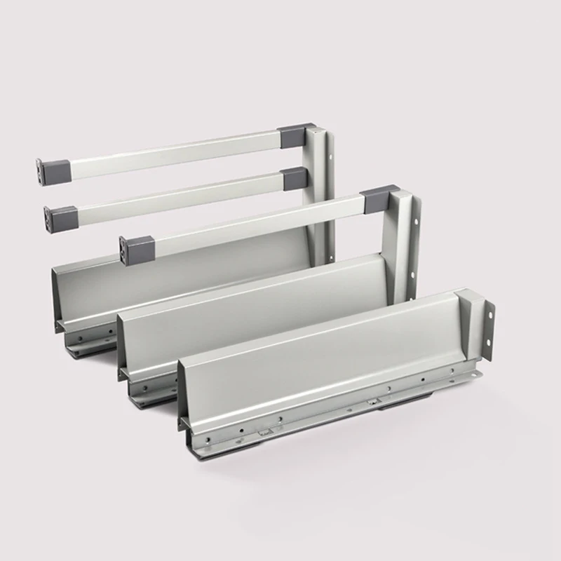 Slim drawer slide system metal slim tandem box soft close sliding drawer slide box guides slim tandem box drawer