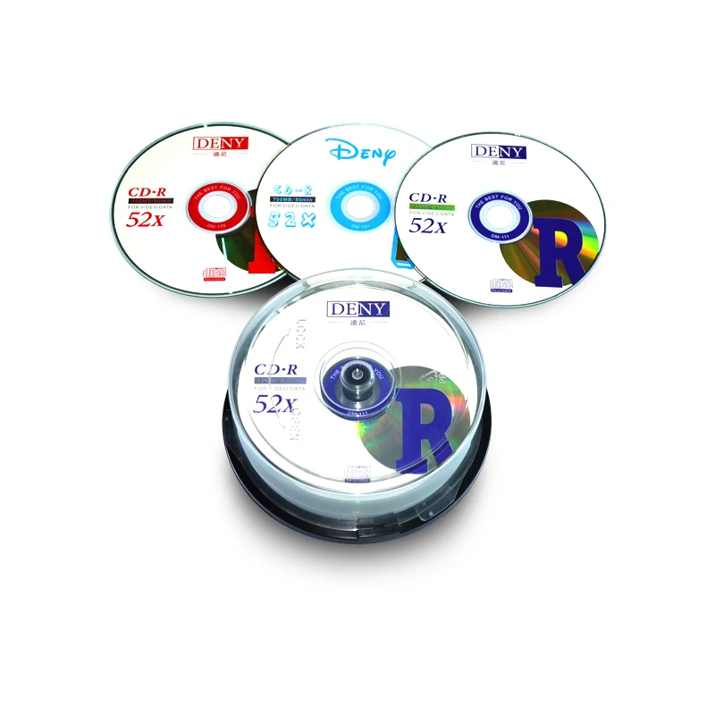 Hot Sale DENY Blank CD-R single Layer cd China 700mb Status Style Type Speed Products Disk Stock Recording Single Capacity
